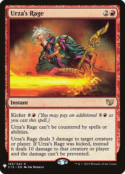 Urza's Rage · The List C15-169/5050