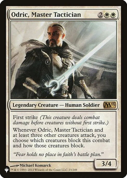 Odric, Master Tactician · The List M13-23/5050