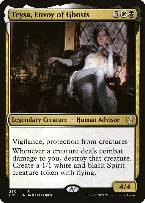 Teysa, Envoy of Ghosts · Commander 2021 230/409