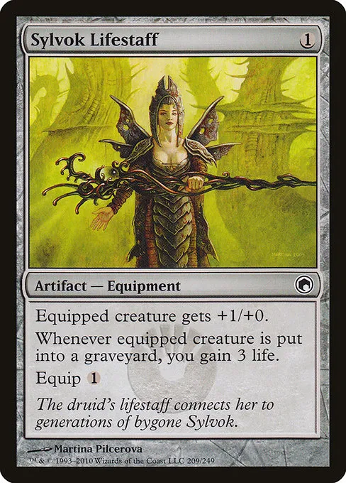 Sylvok Lifestaff · Scars of Mirrodin 209/249