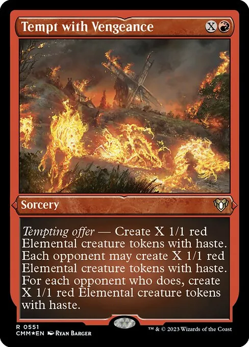 Tempt with Vengeance · Commander Masters 551/1067