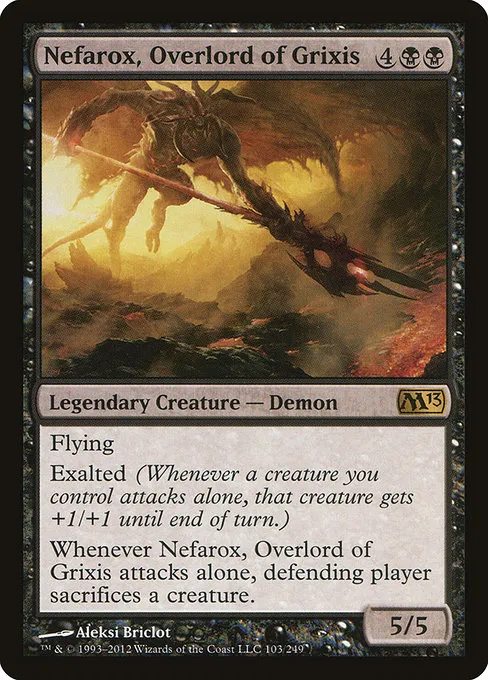 Nefarox, Overlord of Grixis · Magic 2013 103/249