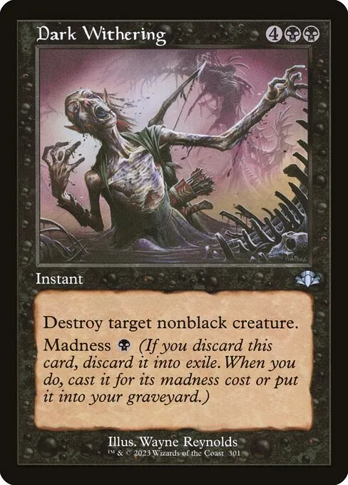 Dark Withering · Dominaria Remastered 301/457
