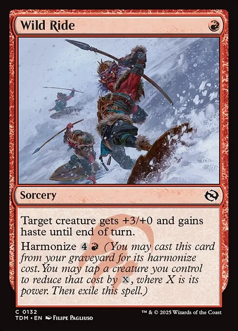 Wild Ride · Tarkir: Dragonstorm 132/427