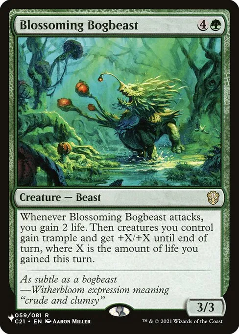 Blossoming Bogbeast · The List C21-59/5050