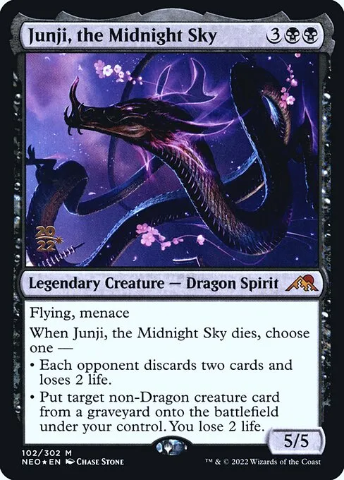 Junji, the Midnight Sky · Kamigawa: Neon Dynasty Promos 102s/148