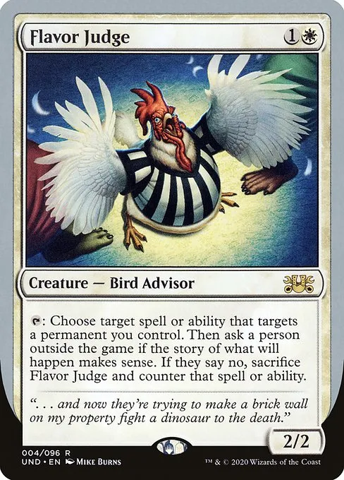 Flavor Judge · Unsanctioned 4/96