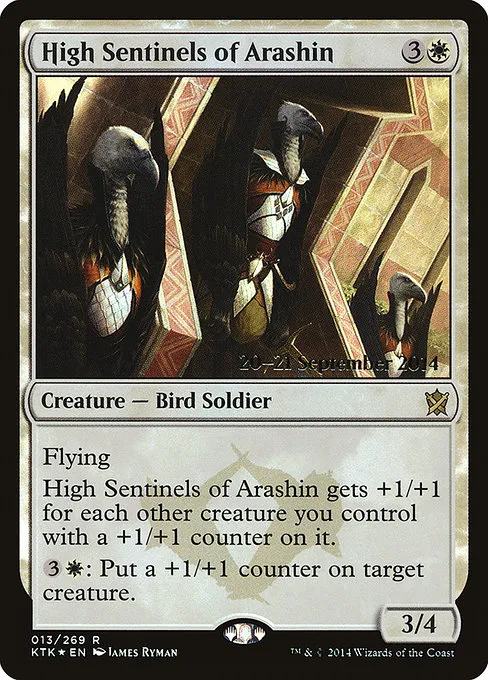 High Sentinels of Arashin · Khans of Tarkir Promos 13s/56