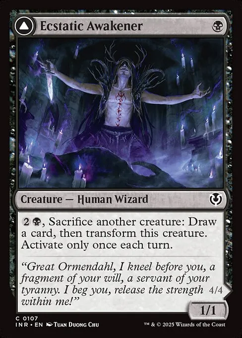 Ecstatic Awakener // Awoken Demon · Innistrad Remastered 107/495