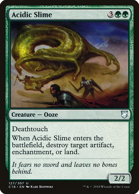Acidic Slime · Commander 2018 127/307