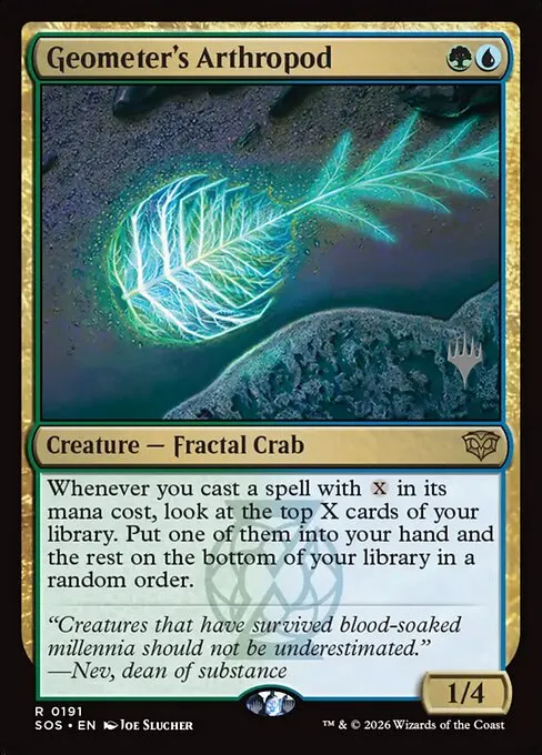 Geometer's Arthropod · Secrets of Strixhaven Promos 191p/80