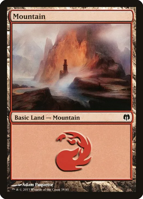 Mountain · Duel Decks: Heroes vs. Monsters 38/81