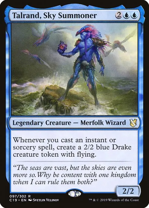 Talrand, Sky Summoner · Commander 2019 97/302