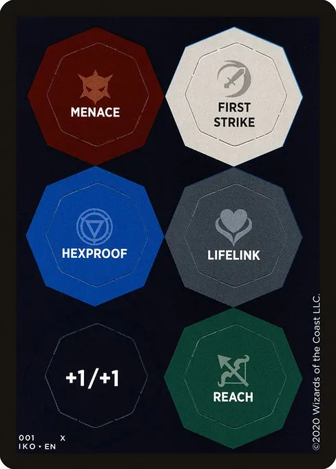 Punchcard // Punchcard · Ikoria: Lair of Behemoths Tokens 14/14