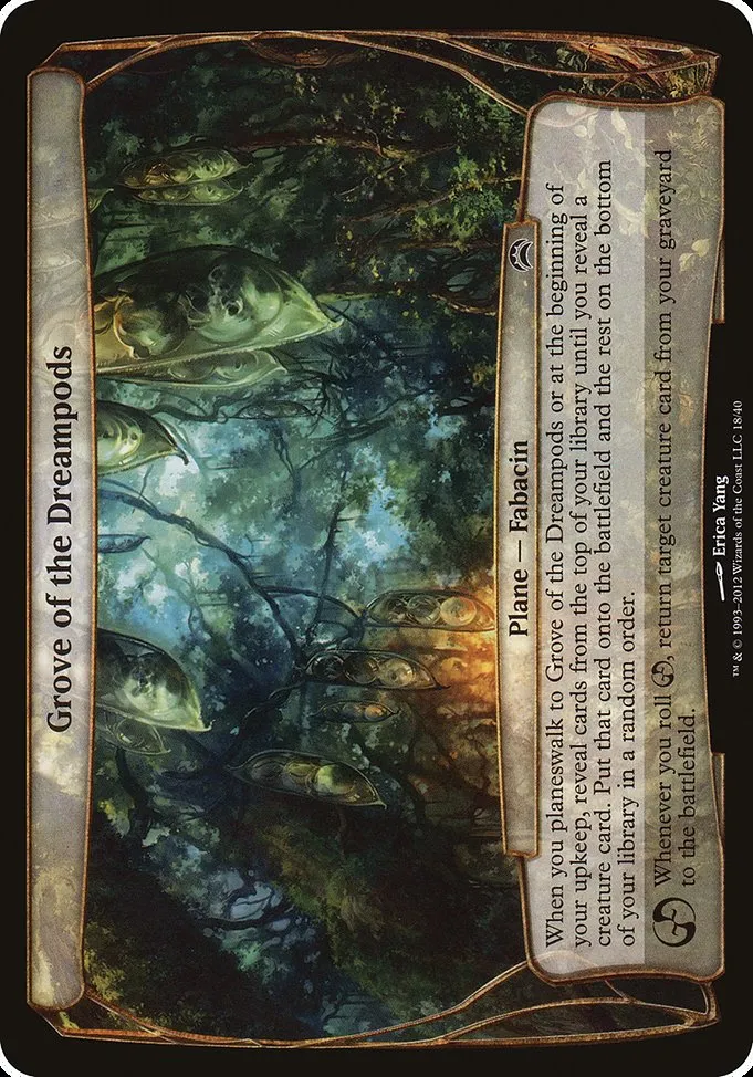 Grove of the Dreampods · Planechase 2012 Planes 18/40