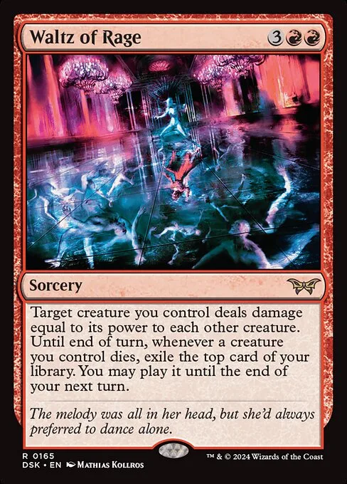 Waltz of Rage · Duskmourn: House of Horror 165/419