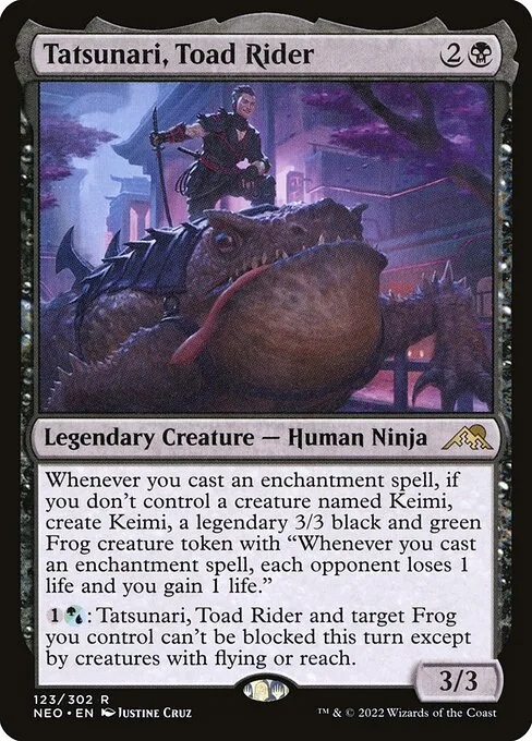 Tatsunari, Toad Rider · Kamigawa: Neon Dynasty 123/531