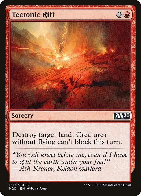 Tectonic Rift · Core Set 2020 161/346