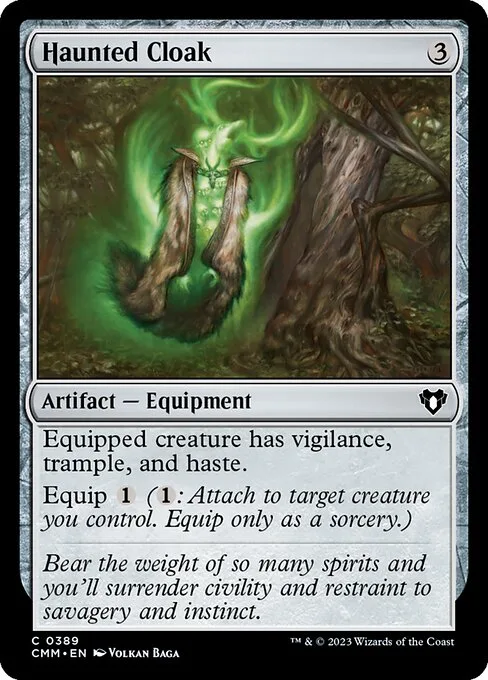 Haunted Cloak · Commander Masters 389/1067
