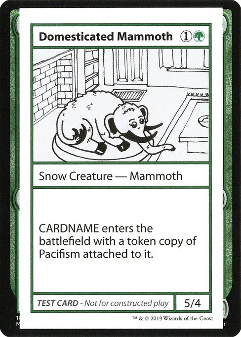 Domesticated Mammoth · Mystery Booster Playtest Cards 2021 72/121