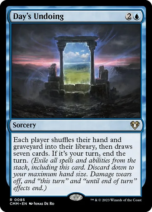 Day's Undoing · Commander Masters 85/1067