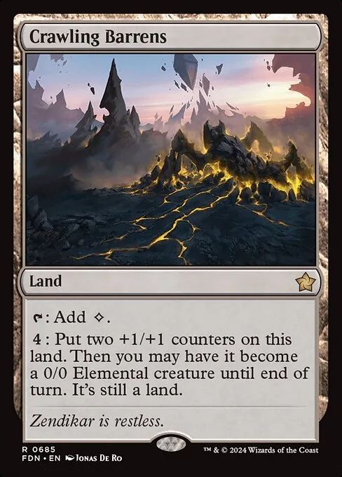 Crawling Barrens · Foundations 685/771