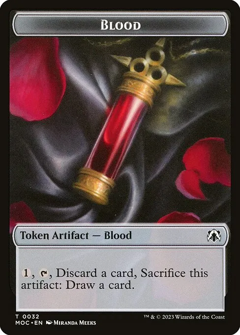 Blood · March of the Machine Commander Tokens 32/46