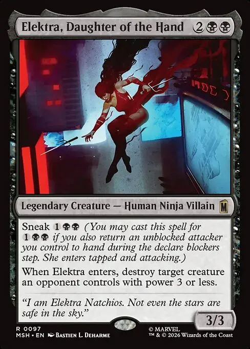 Elektra, Daughter of the Hand · Marvel Super Heroes 97/24