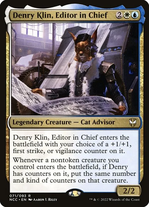 Denry Klin, Editor in Chief · New Capenna Commander 71/447