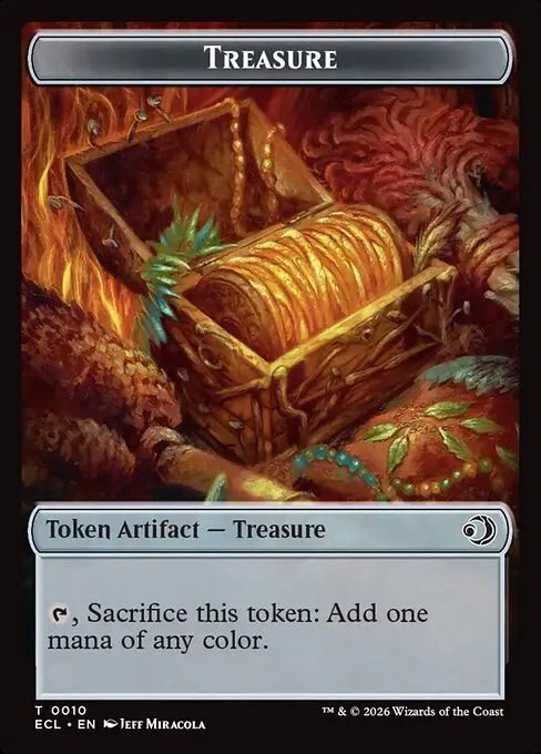 Treasure · Lorwyn Eclipsed Tokens 10/13