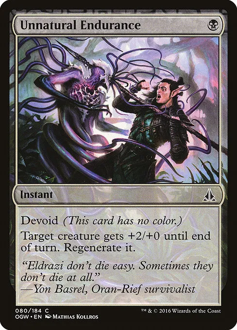 Unnatural Endurance · Oath of the Gatewatch 80/187