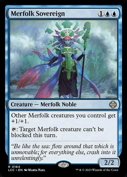 Merfolk Sovereign · The Lost Caverns of Ixalan Commander 164/370
