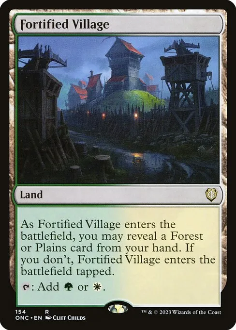 Fortified Village · Phyrexia: All Will Be One Commander 154/174