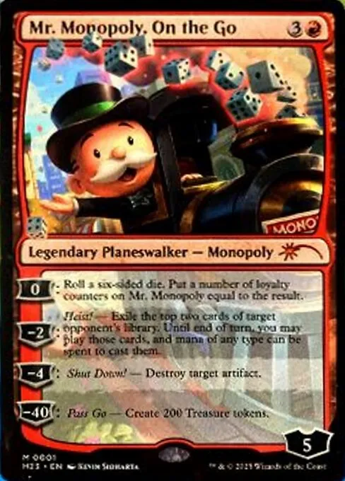 Mr. Monopoly, On the Go · 2023 Heroes of the Realm 1/2