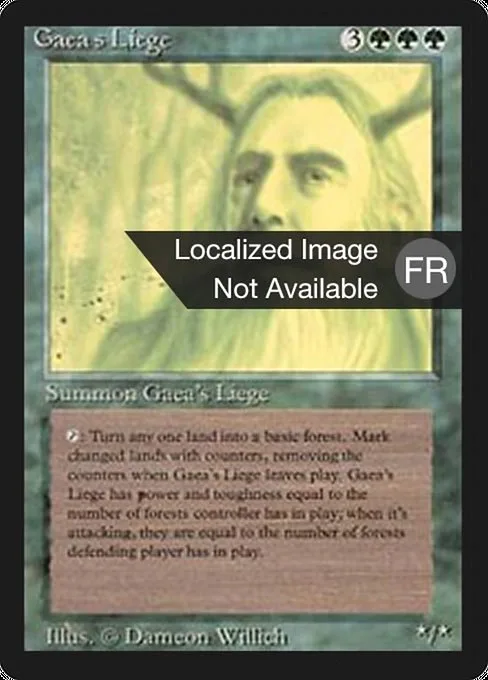 Gaea's Liege · Foreign Black Border 198/307