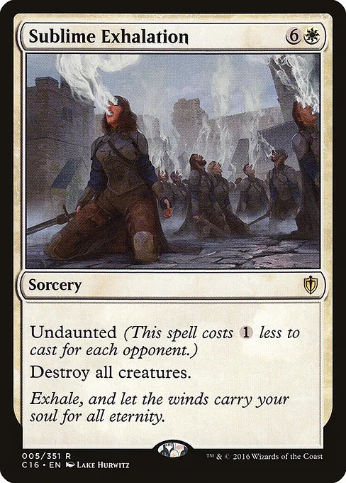 Sublime Exhalation · Commander 2016 5/351