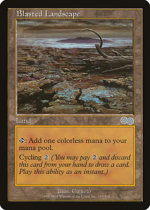 Blasted Landscape · Urza's Saga 319/357