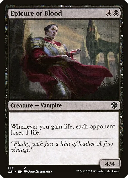 Epicure of Blood · Commander 2021 143/409