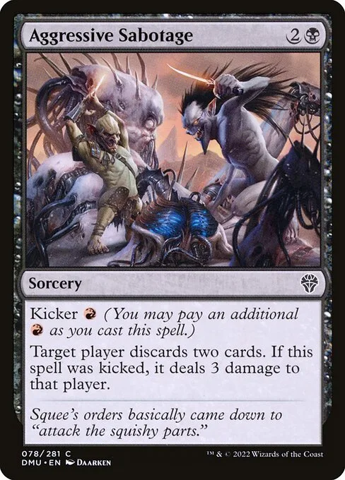 Aggressive Sabotage · Dominaria United 78/453