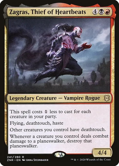 Zagras, Thief of Heartbeats · Zendikar Rising 241/407
