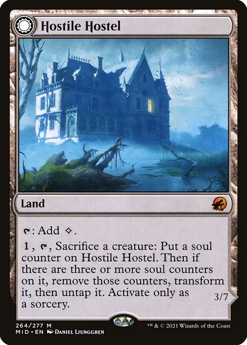 Hostile Hostel // Creeping Inn · Innistrad: Midnight Hunt 264/399