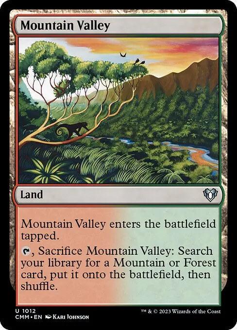 Mountain Valley · Commander Masters 1012/1067