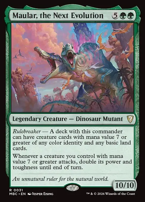 Maular, the Next Evolution · Mystery Booster: Commander Edition 31/2