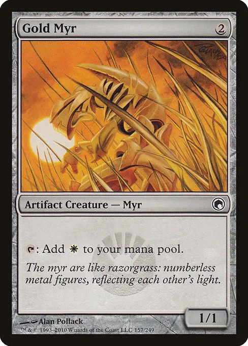 Gold Myr · Scars of Mirrodin 157/249