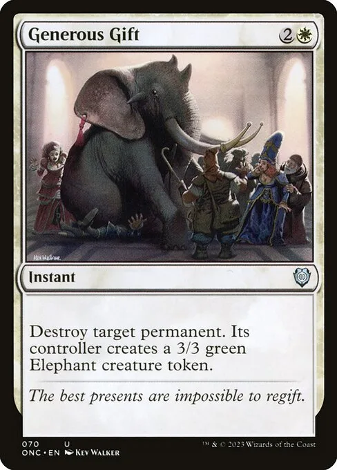 Generous Gift · Phyrexia: All Will Be One Commander 70/174