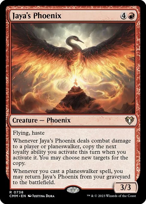 Jaya's Phoenix · Commander Masters 738/1067