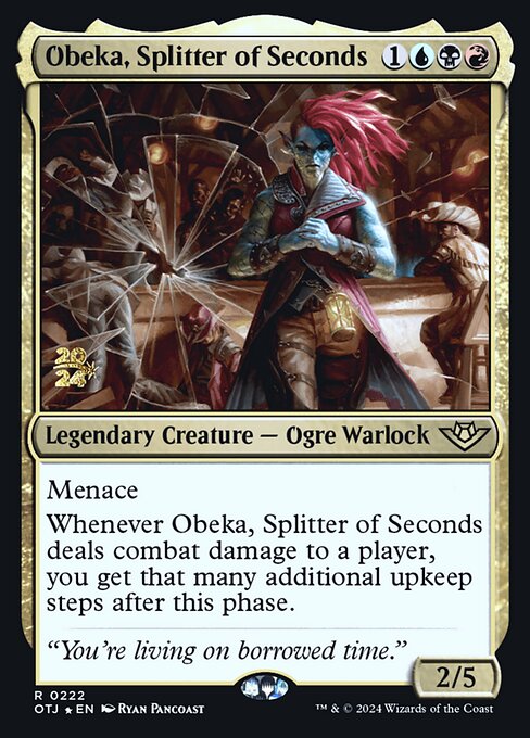 Obeka, Splitter of Seconds · Outlaws of Thunder Junction Promos 222s/160