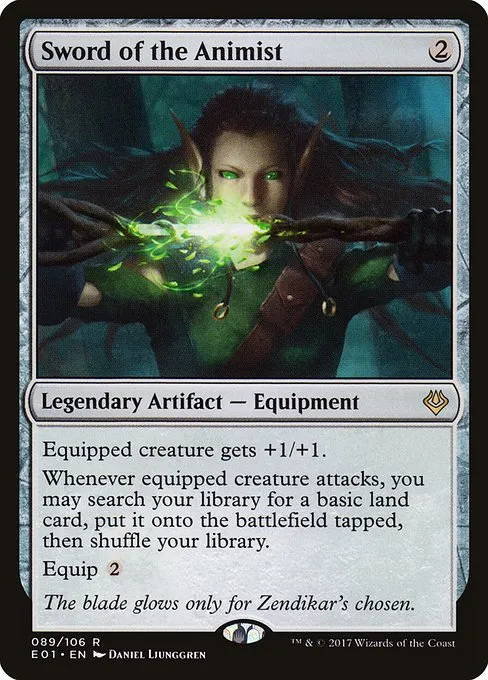 Sword of the Animist · Archenemy: Nicol Bolas 89/106