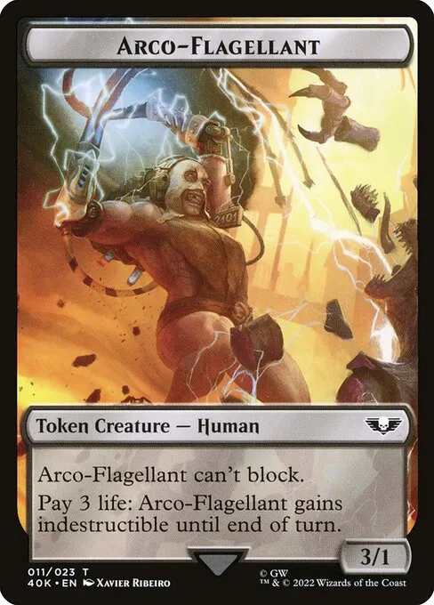 Arco-Flagellant · Warhammer 40,000 Tokens 11/31