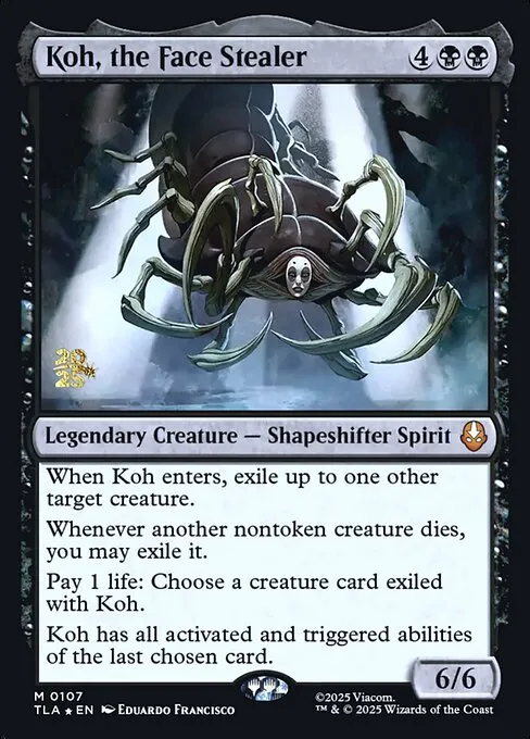 Koh, the Face Stealer · Avatar: The Last Airbender Promos 107s/80
